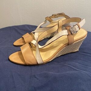 Cole Haan Strappy Wedge Sandals - Size 7.5